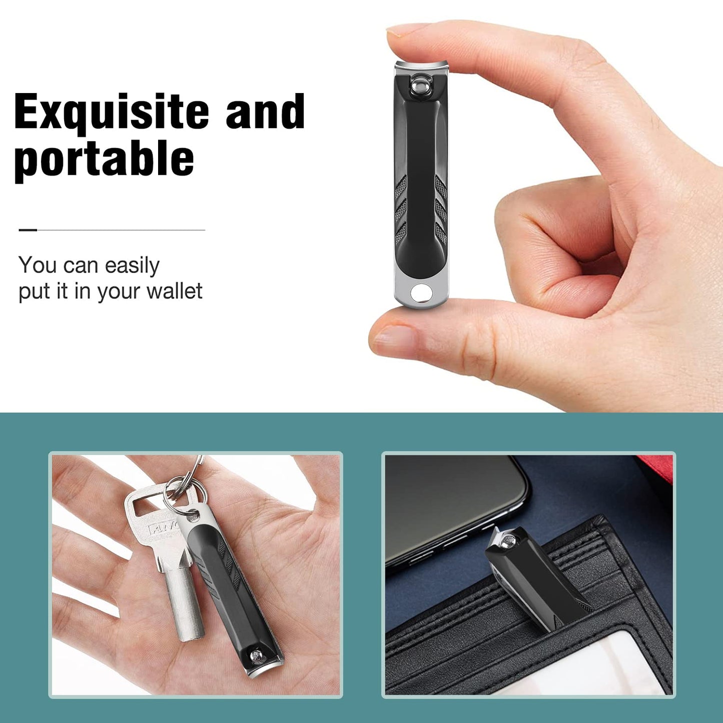 Nail Clippers Set - Black