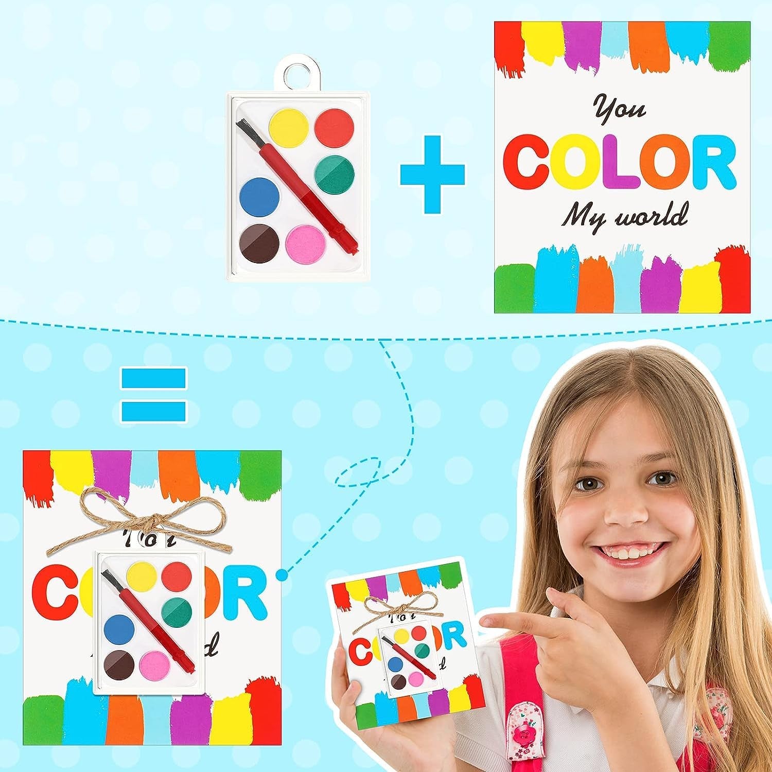 Mini Watercolor Kids Paint Set 