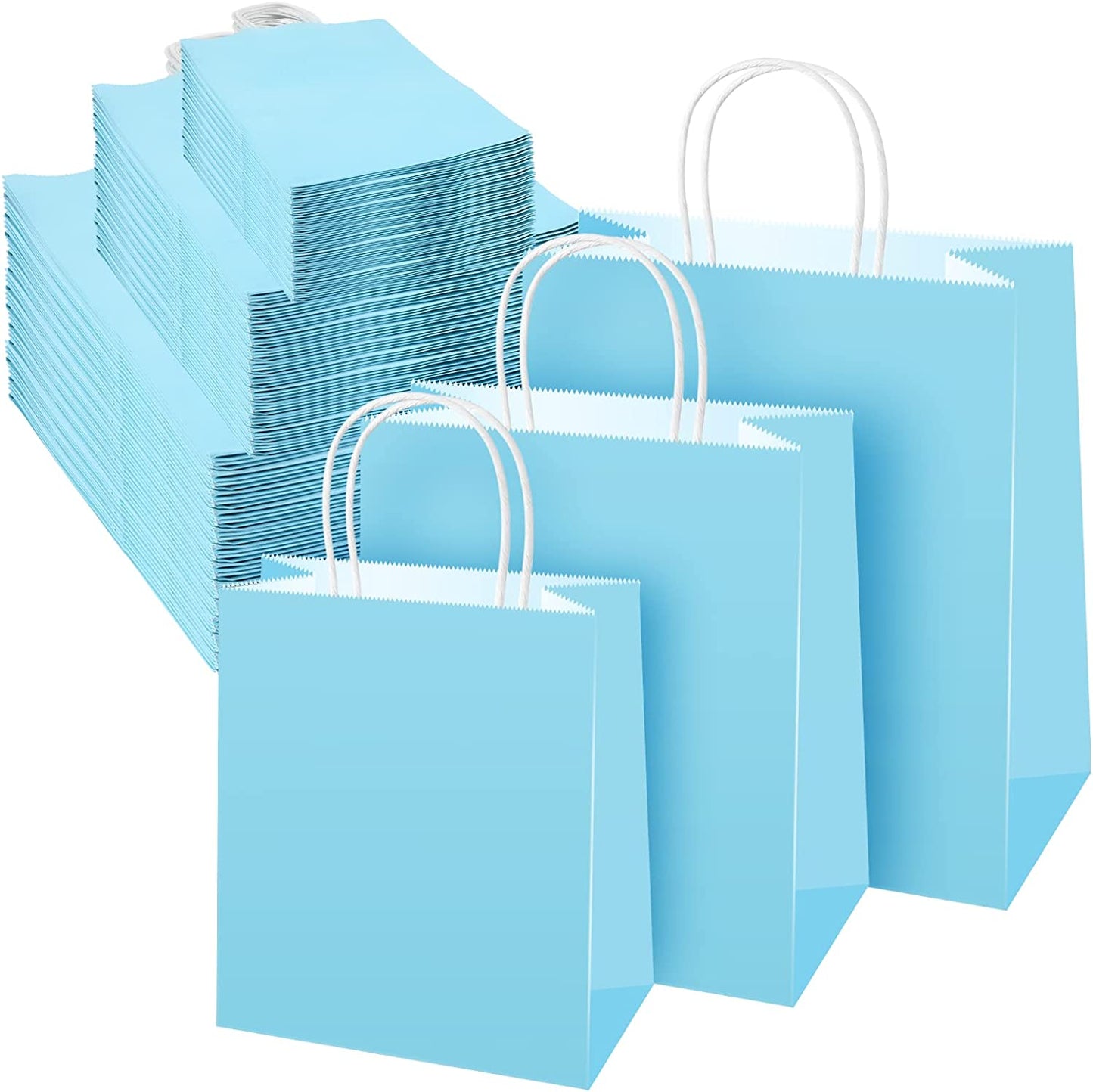Kraft Paper Gift Bags (Set of 30/20/10)