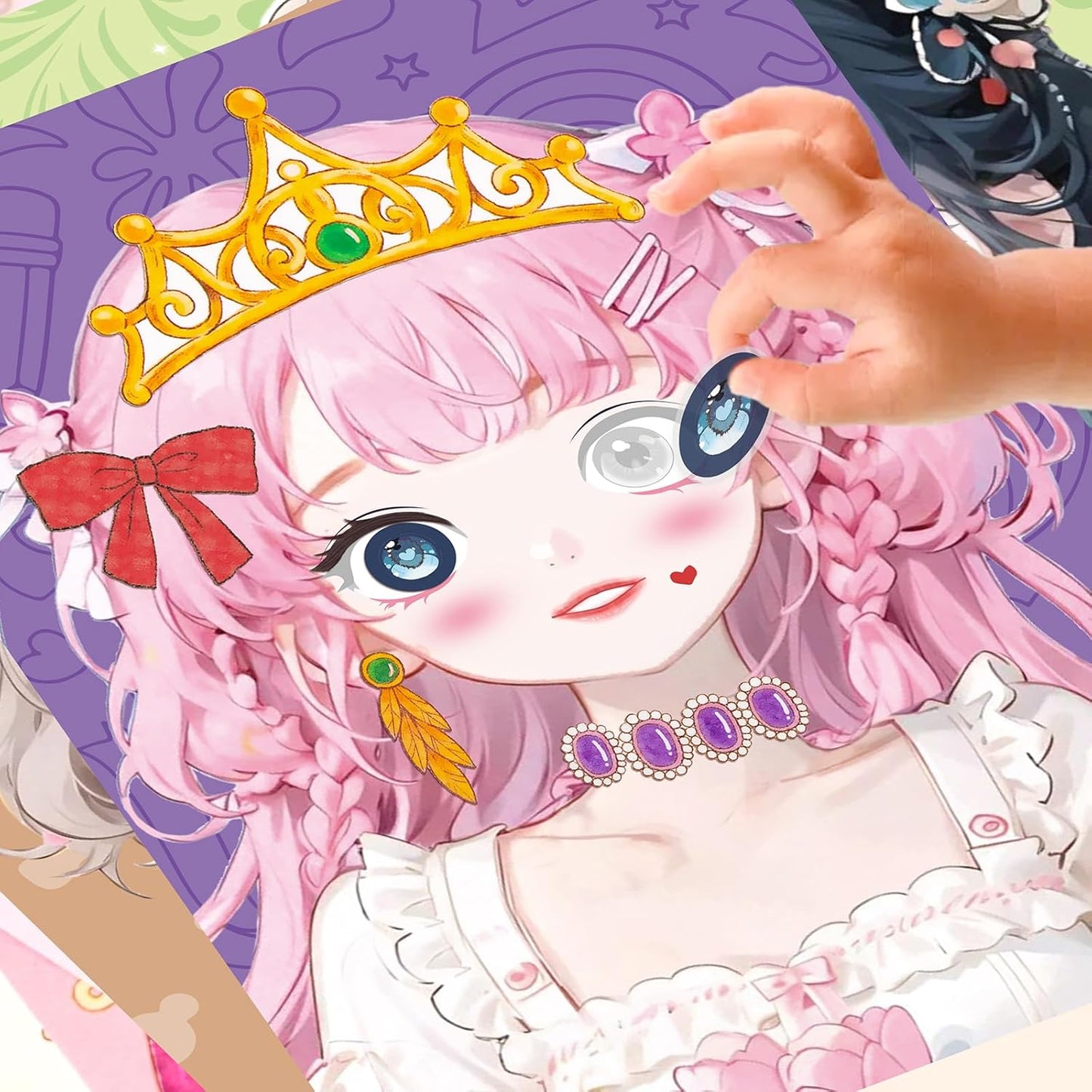 Make Up Play Paper 3-in-1 Princess Dress Up & Make Up Game Set