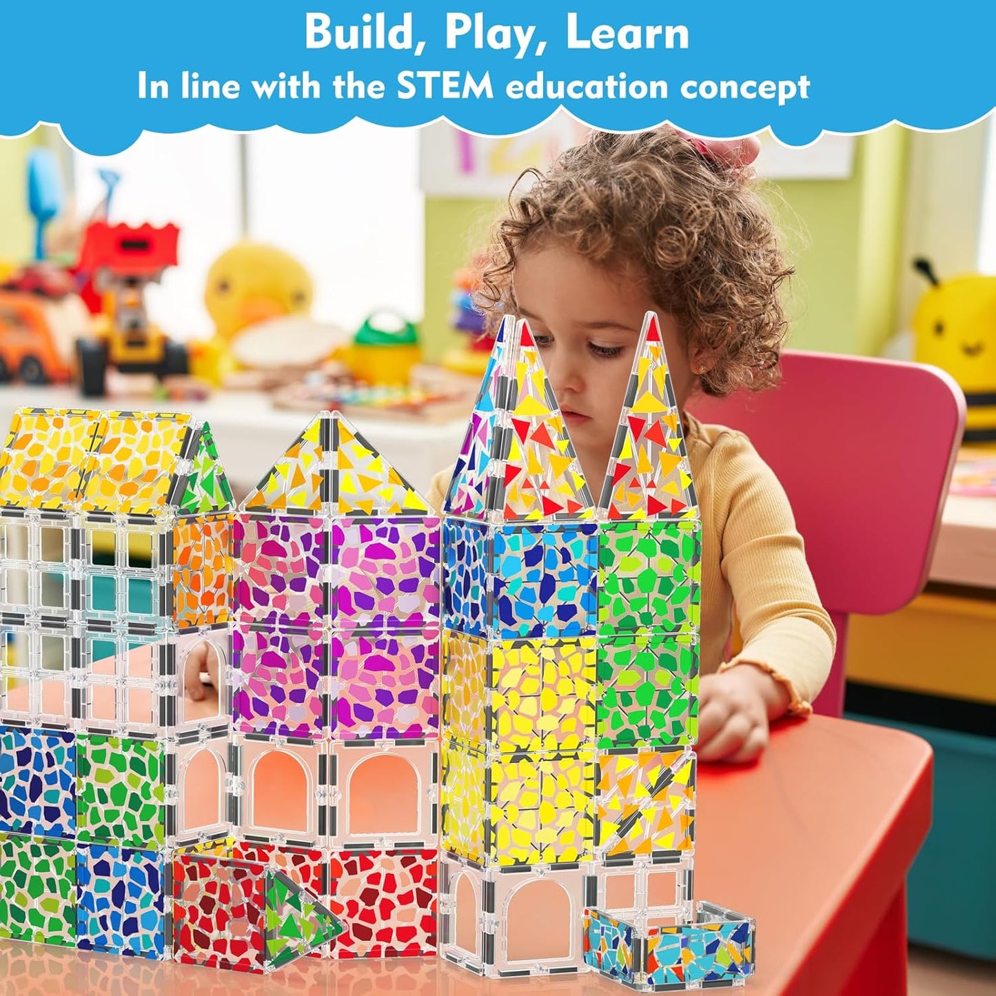 40pcs Magnet Tiles