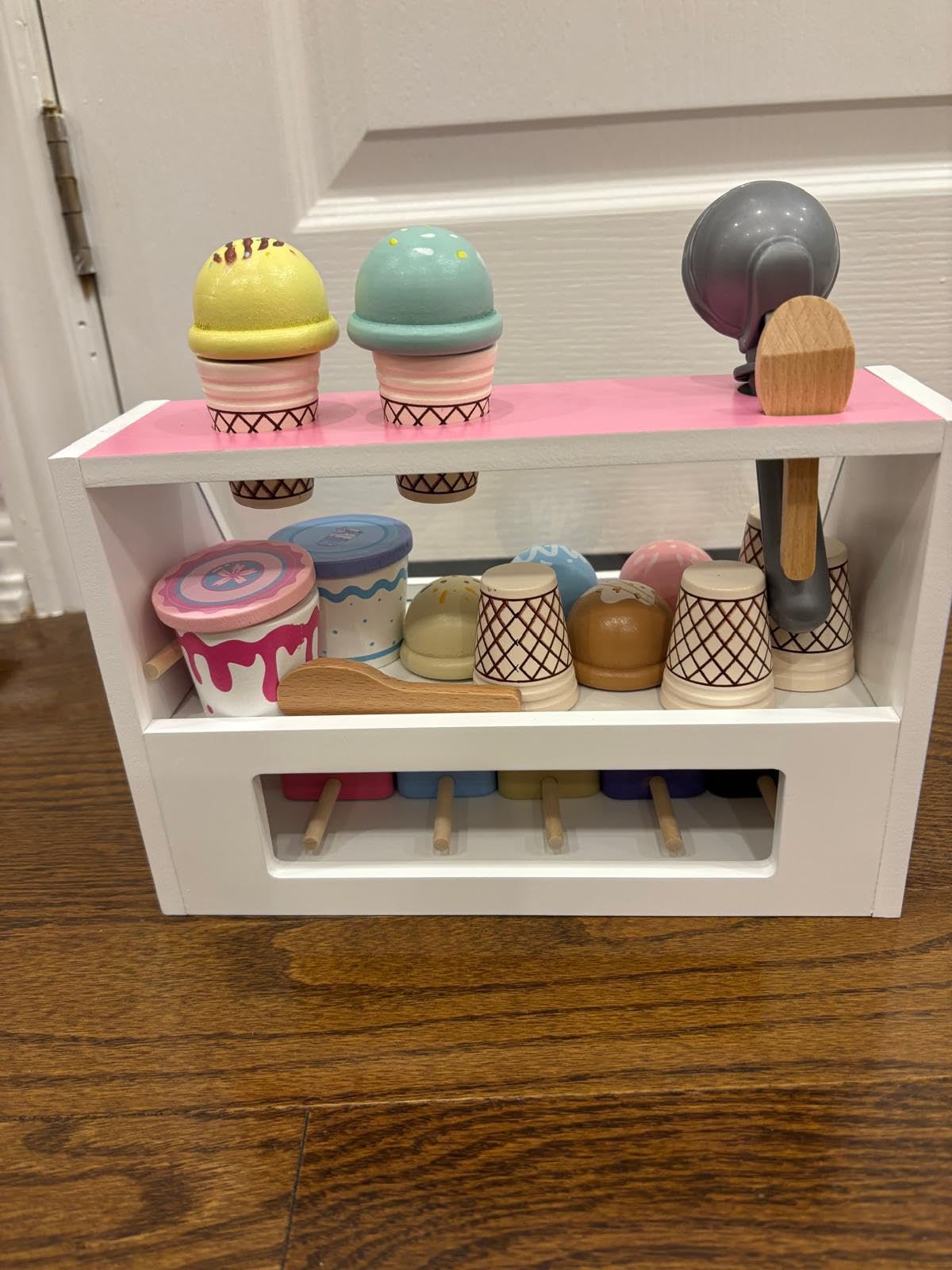 Wooden Ice Cream Shop Playset (3Y+)