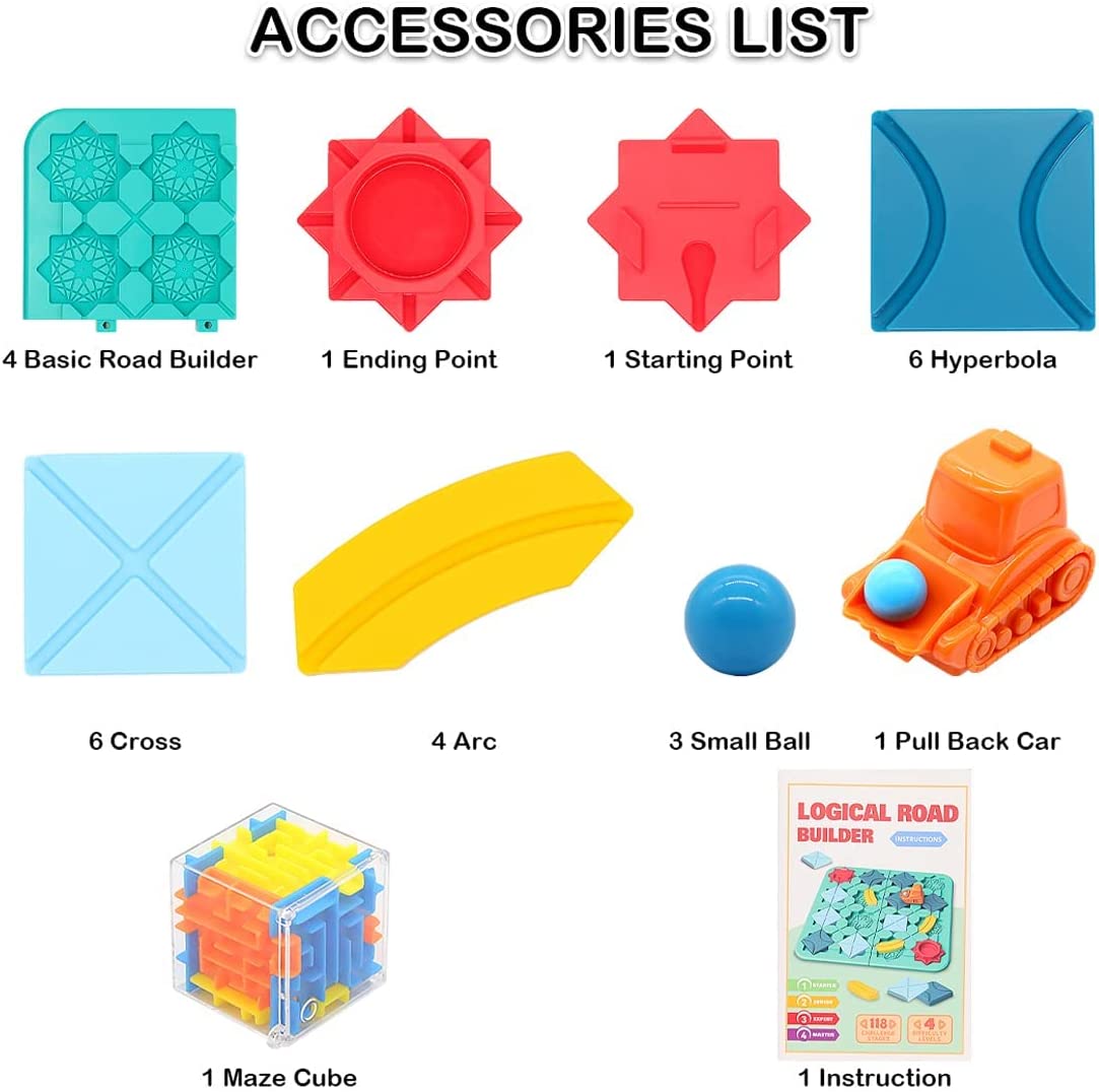 Logical Road Builder Rush Hour Game (7 Waves)