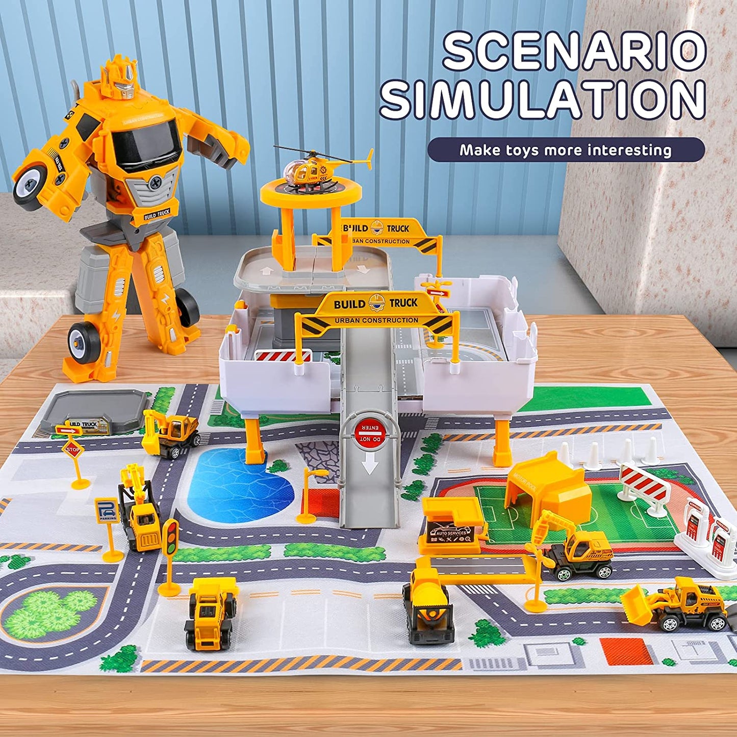 Building Truck Transformer Robot