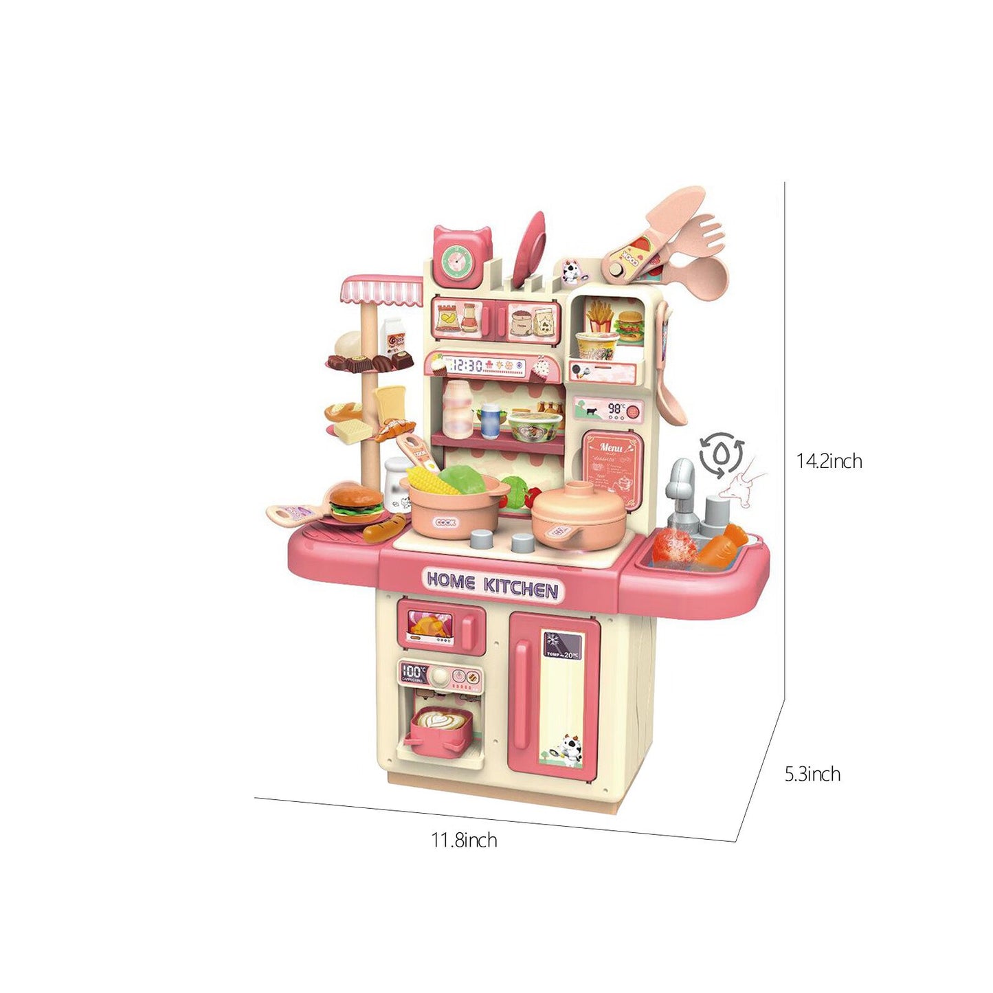 Kitchen Play Set (14.2x11.8x5.3in)