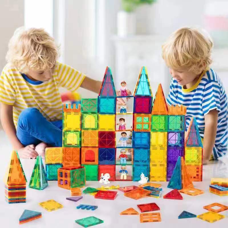 Magnetic Tiles 102 Pieces Building Blocks