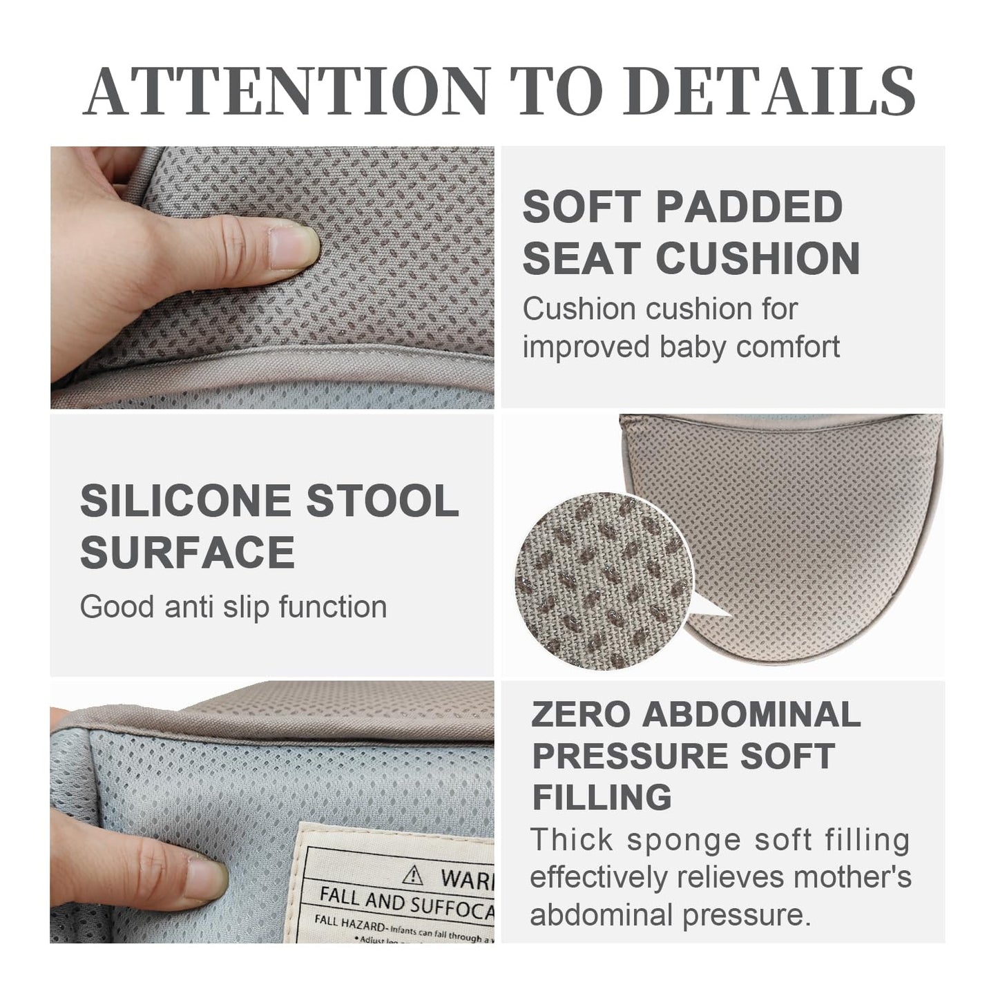 Breathable Cotton Lightweight Baby Carrier [3-color]