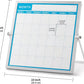 Double-Side Portable Mini Calendar + Dry Erase Board 10'' x 10''