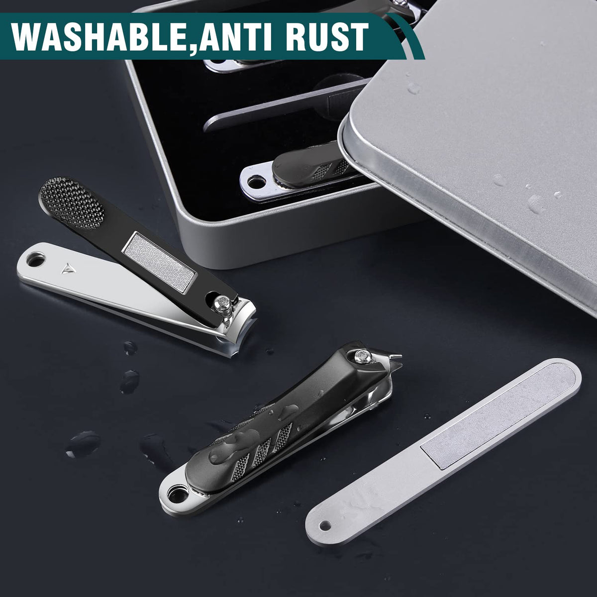 Nail Clippers Set - Black