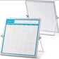 Double-Side Portable Mini Calendar + Dry Erase Board 10'' x 10''