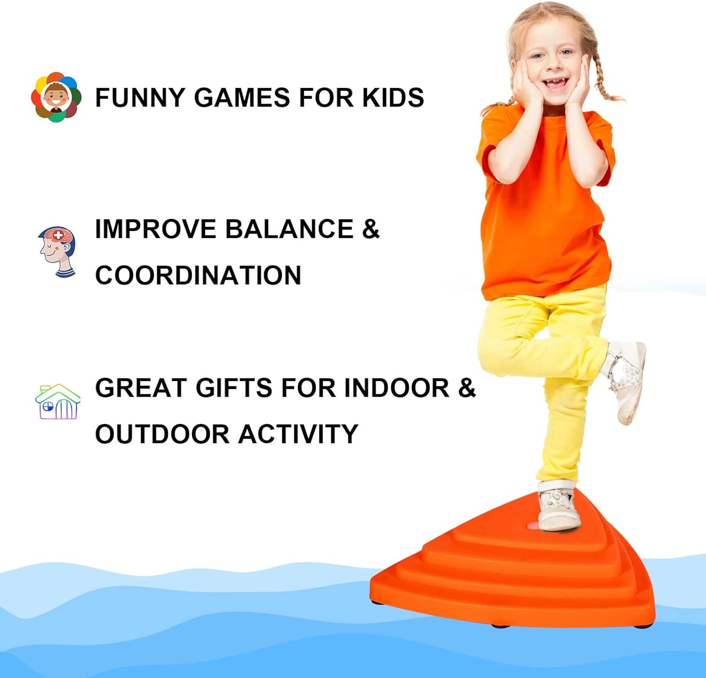 Kids Non-Slip Balance Stepping Stones