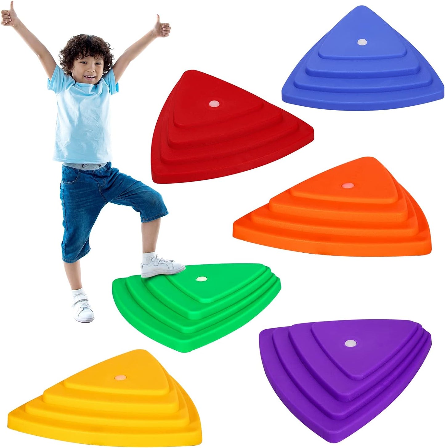 Kids Non-Slip Balance Stepping Stones