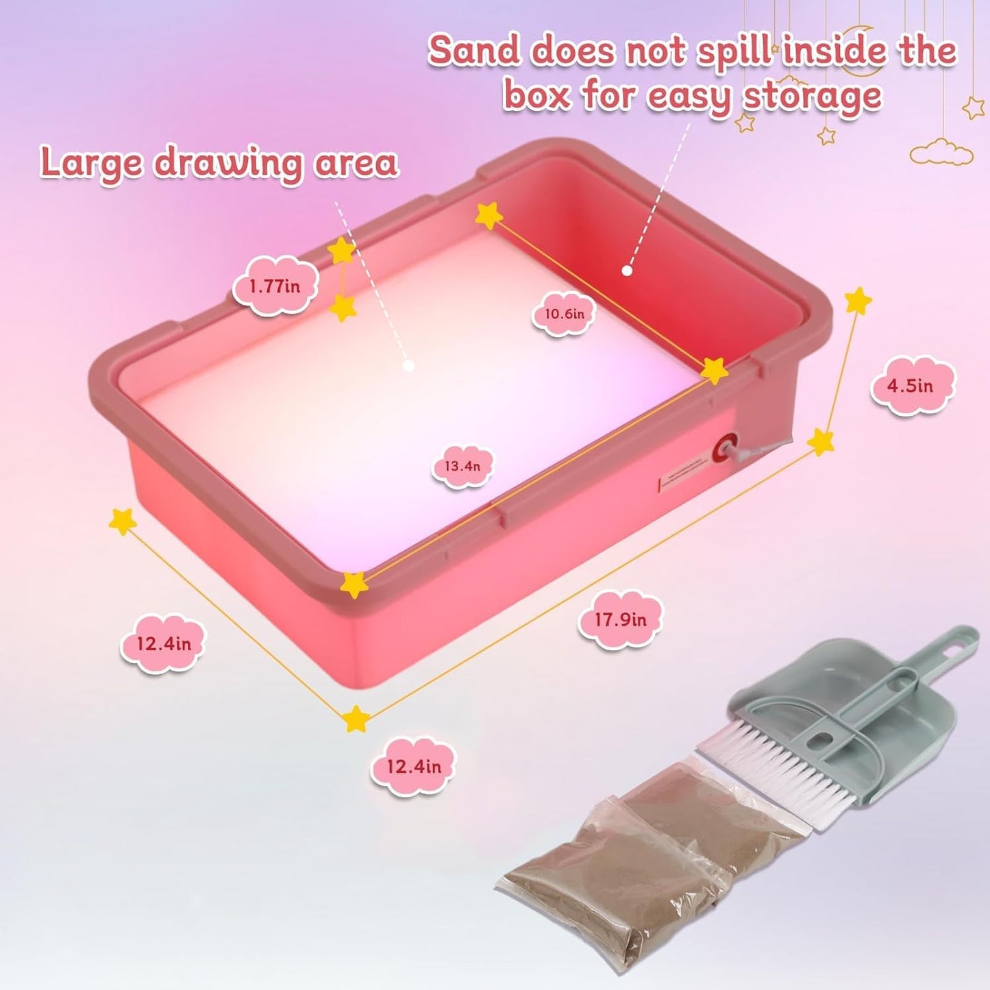 Sand Painting with 18" LED Light Box