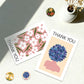 48 Pcs Thank You Cards with Envelopes + Seal Stickers - Painted Flower