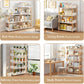 [PICKUP ONLY]  4-Tier Wooden Open Bookcase (9.5"D x 31.5"W x 42"H)