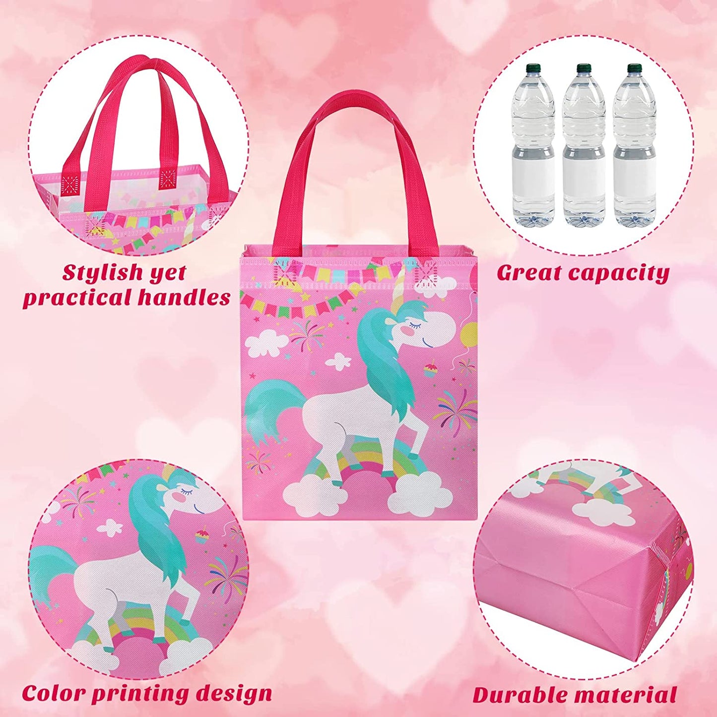 6 Pcs Unicorn Gift Bags