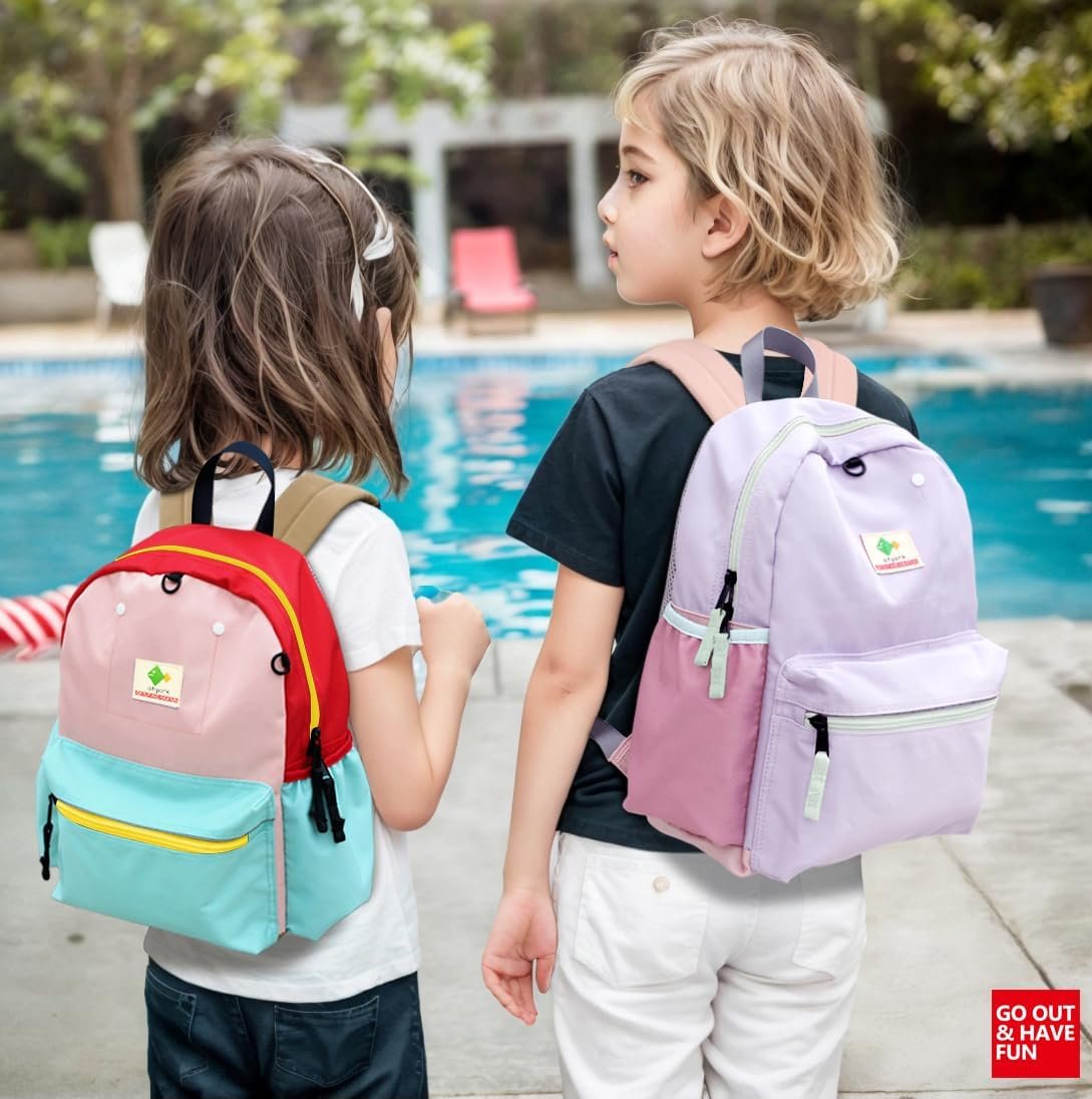 Kids Mini Backpack - Pink 12x10x4.5 in