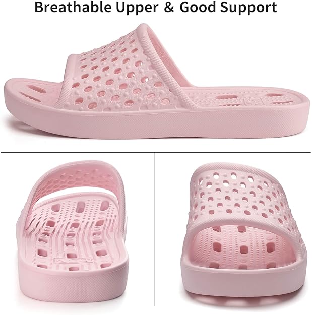 Quick Drying House Slippers - Light Pink