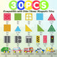 City Road Set Magnetic Tiles