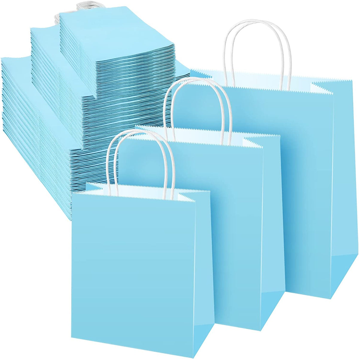 Kraft Paper Gift Bags (Set of 30/20/10)