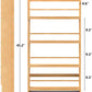 4 Tier Wall Mounted Bookshelf for Bedroom, Living Room, and Classroom