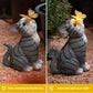 Cat Garden Figurines (Waterproof) with LED lights