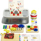 TOP BRIGHT Montessori 8-in-1 Activity Cube Toys Early Development 1-3Y