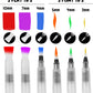 6 Piece Water Color Painting Brush Pen Set