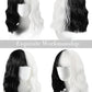 6 Pieces Black and White Wigs Cosplay Costume Set