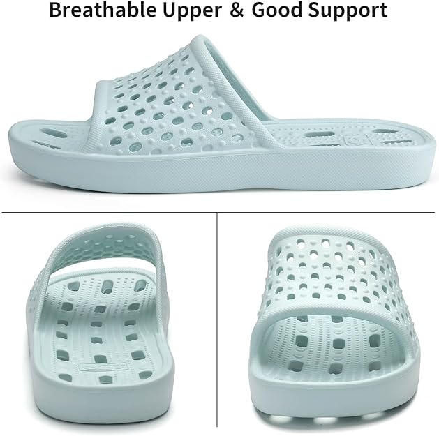 Quick Drying House Slippers - Light Blue