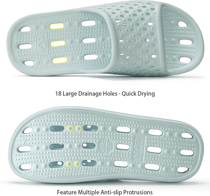 Quick Drying House Slippers - Light Blue