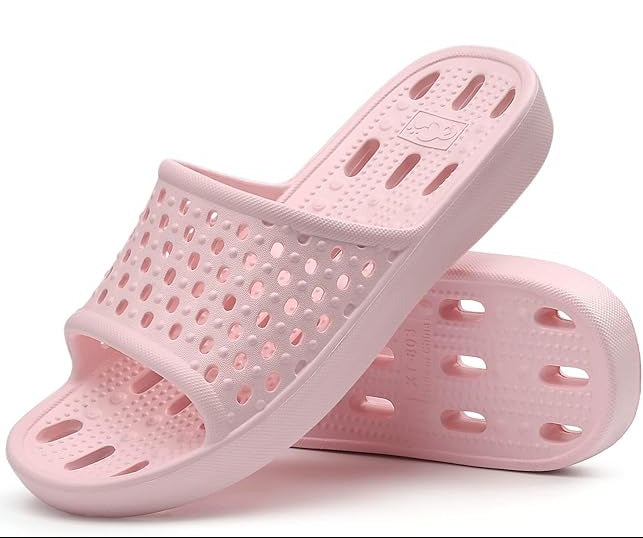 Quick Drying House Slippers - Light Pink