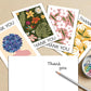 48 Pcs Thank You Cards with Envelopes + Seal Stickers - Painted Flower