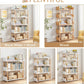 [PICKUP ONLY]  4-Tier Wooden Open Bookcase (9.5"D x 31.5"W x 42"H)