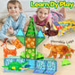 STEM Toy Magnetic Tiles - Jungle Animals, 30 Pieces