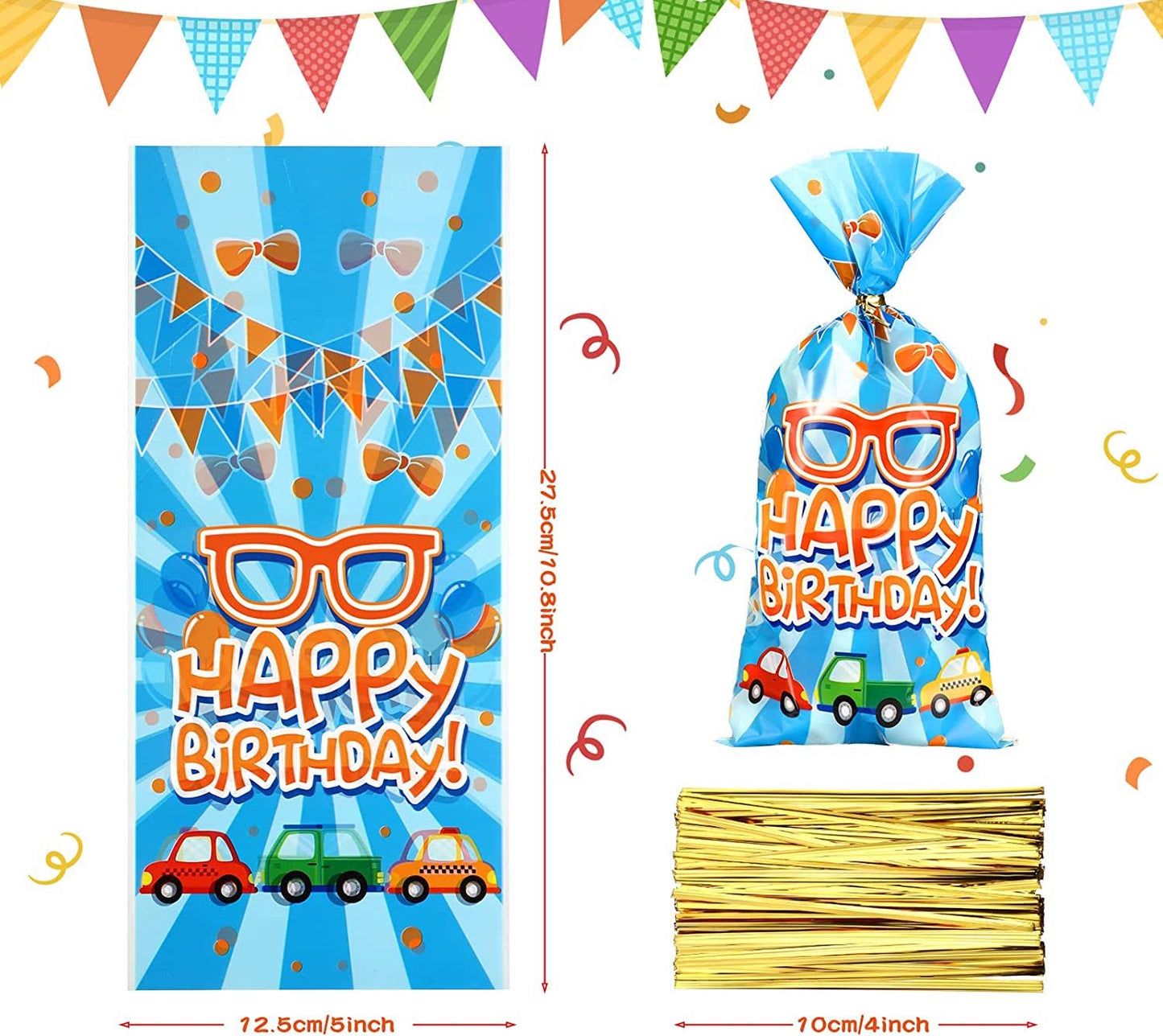 Birthday Bags 30 Pieces