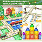 Magnetic Tiles Railroad Playset [56 Pieces]