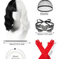 6 Pieces Black and White Wigs Cosplay Costume Set