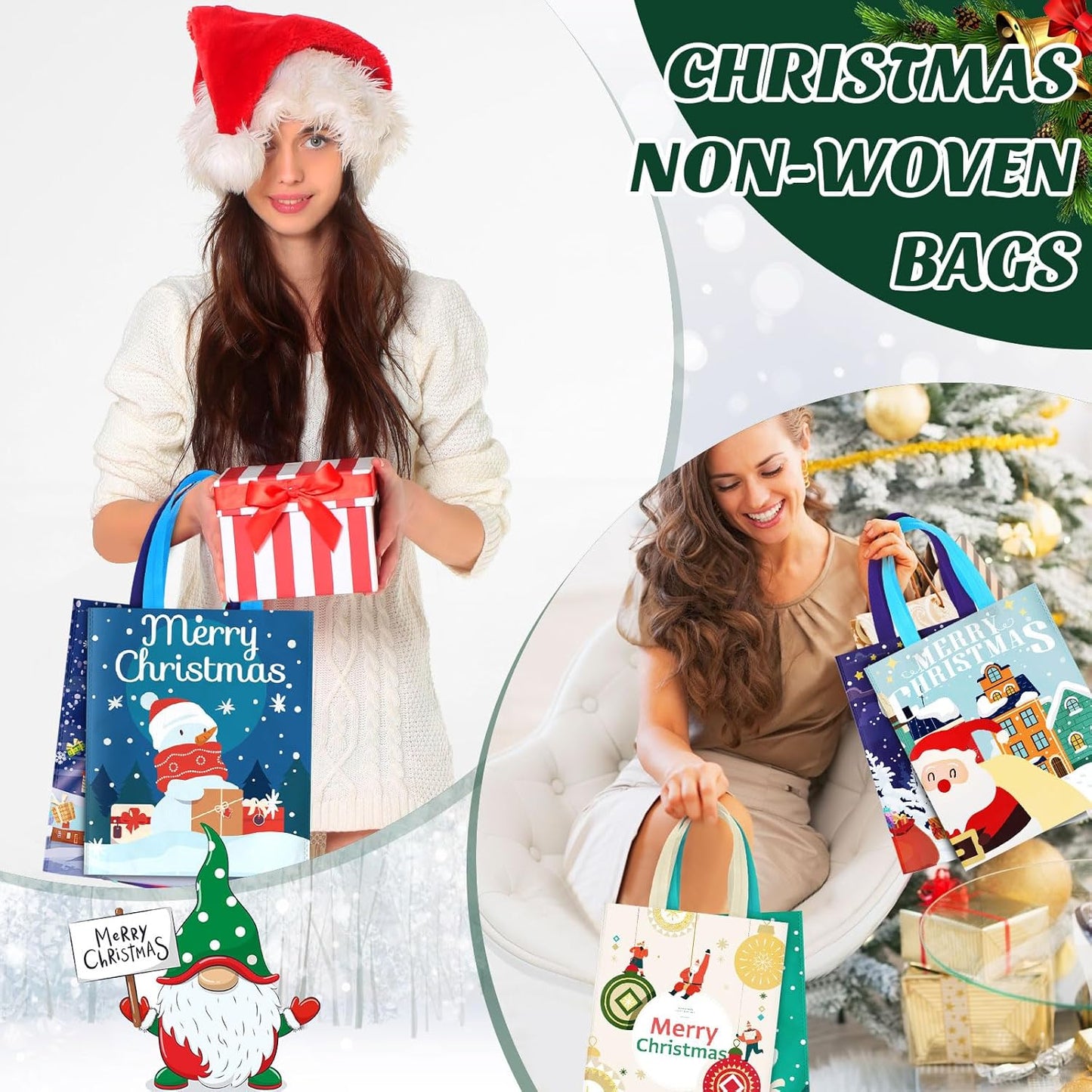 Christmas Gift Bags 13 x 15 in