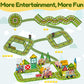 Animal Train Theme Kids Magnetic Tiles