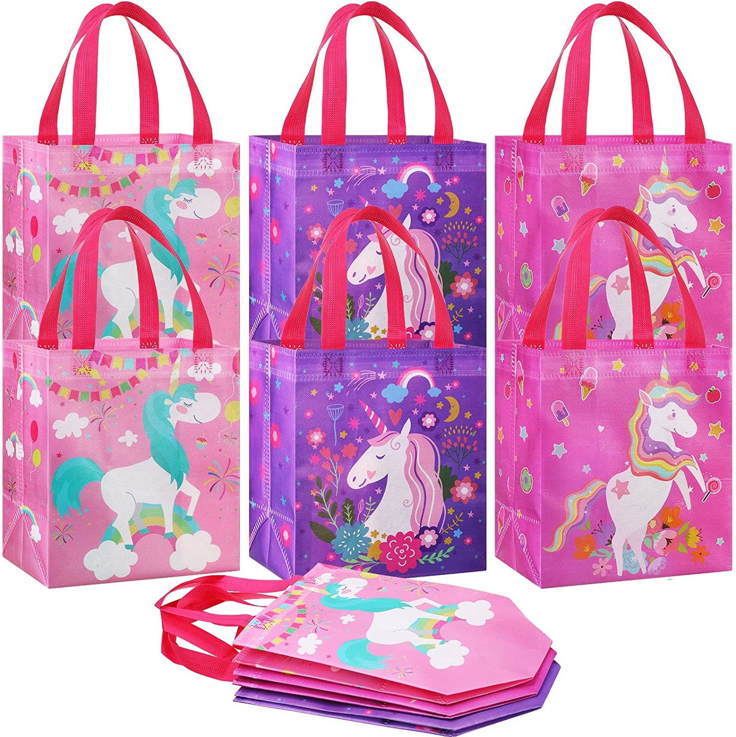 6 Pcs Unicorn Gift Bags