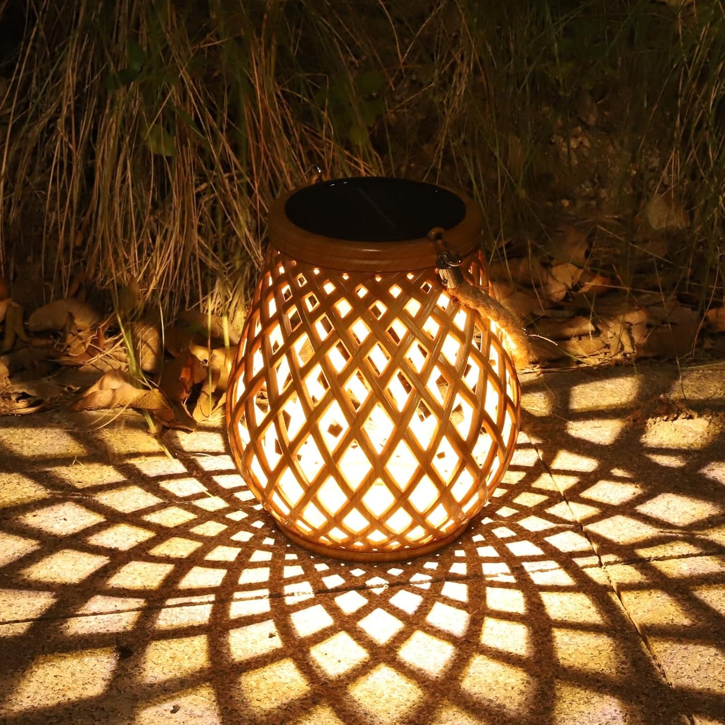 Boho Style Outdoor Waterproof Solar Lantern (1200mAh)