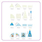 2in1 Magic Castle Magnetic Tiles (65pcs)