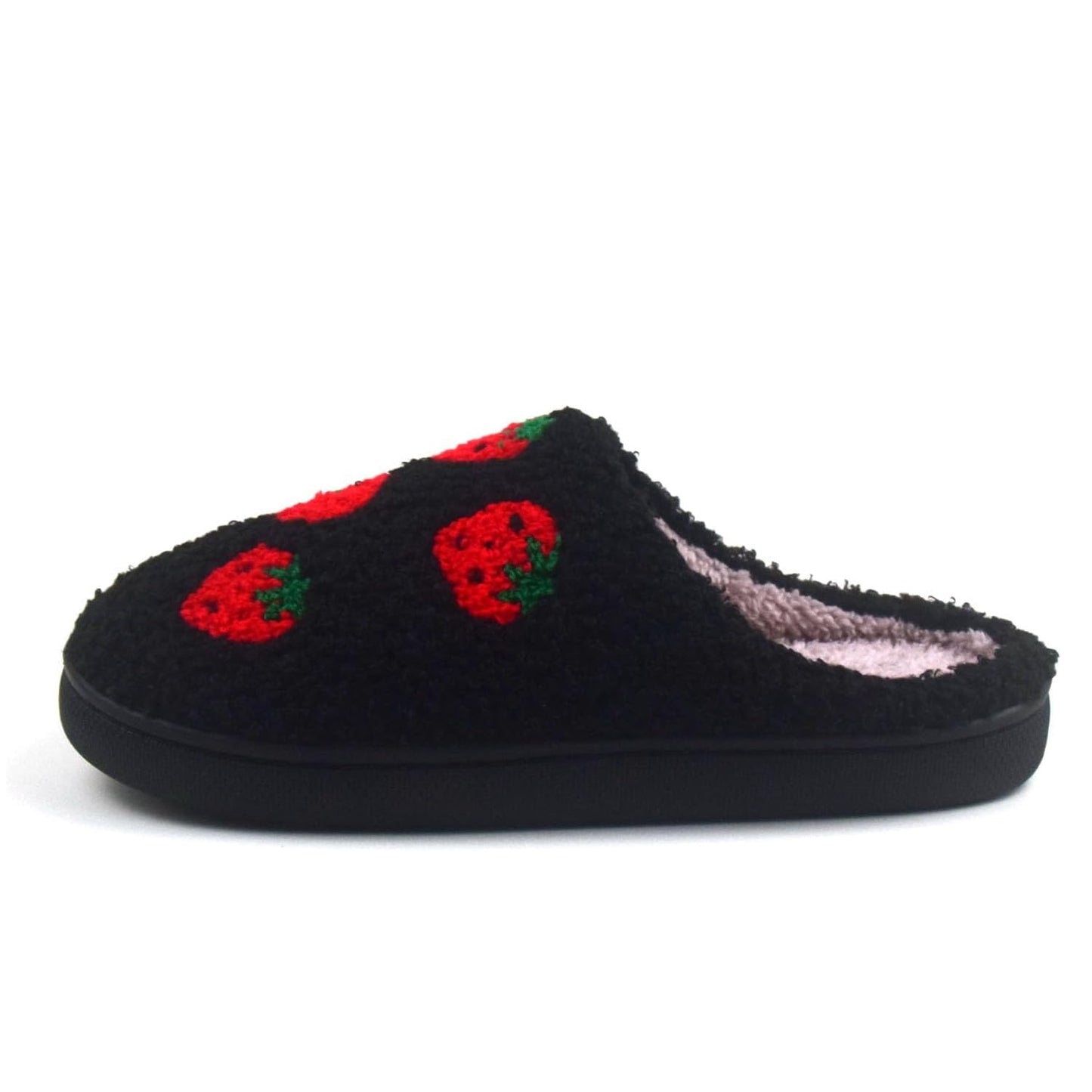 House Fuzzy ﻿﻿Memory Foam Indoor Slippers - Strawberry