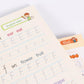 Pack of 4 Magic Exercise Books with Pen, Tools, Reusable Calligraphy for Children