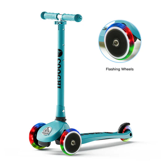 COOGHI Kids V1 Pro Kids Scooter 3 Wheel in Ocean Blue - Ages 2-10Y