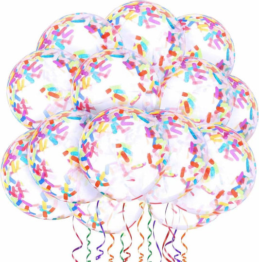 60 Pieces Party Balloon Set 12" - Rainbow