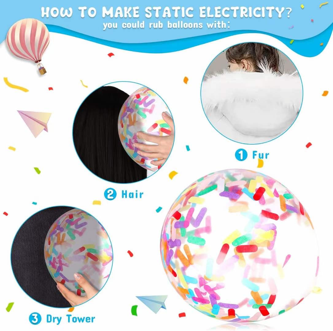 60 Pieces Party Balloon Set 12" - Rainbow