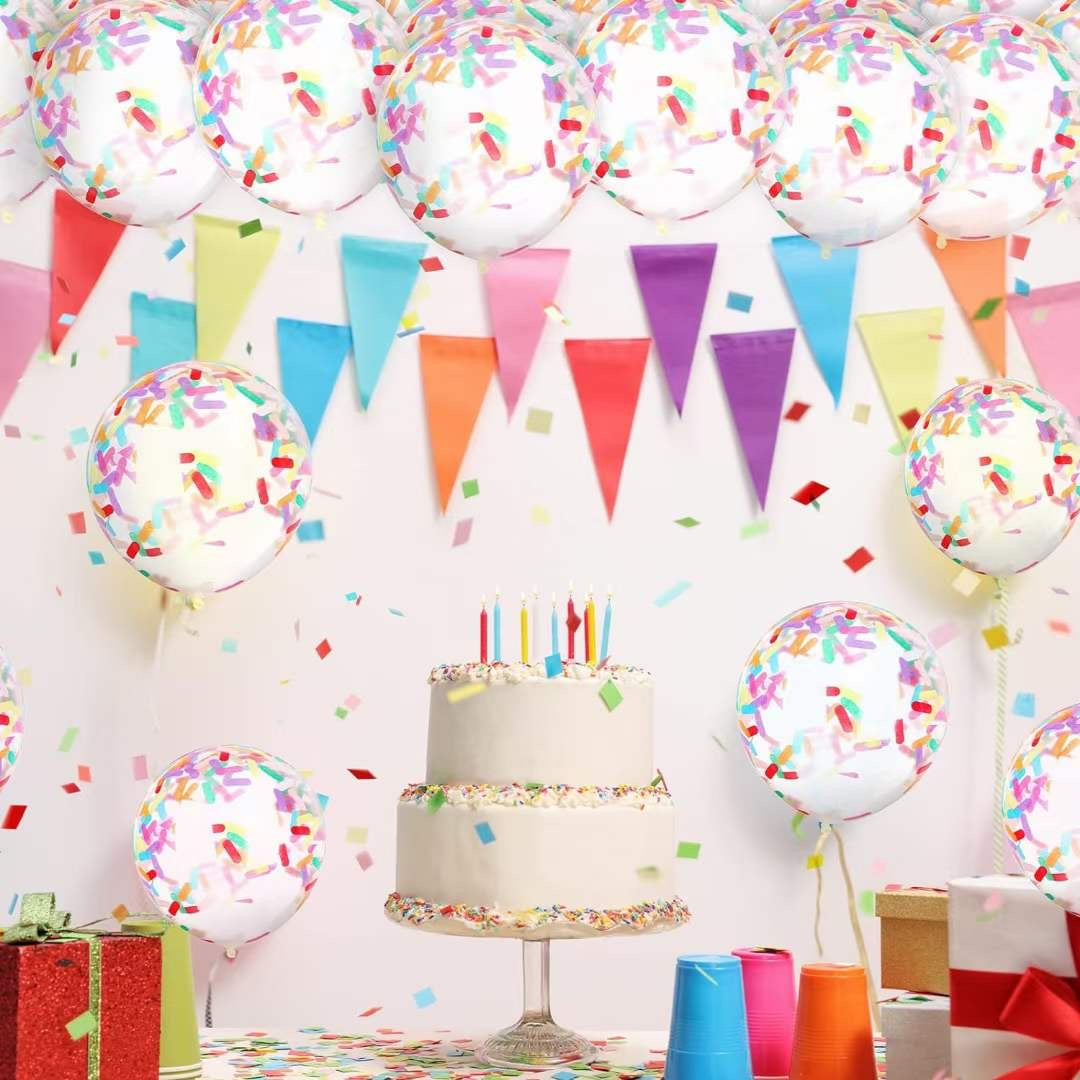 60 Pieces Party Balloon Set 12" - Rainbow