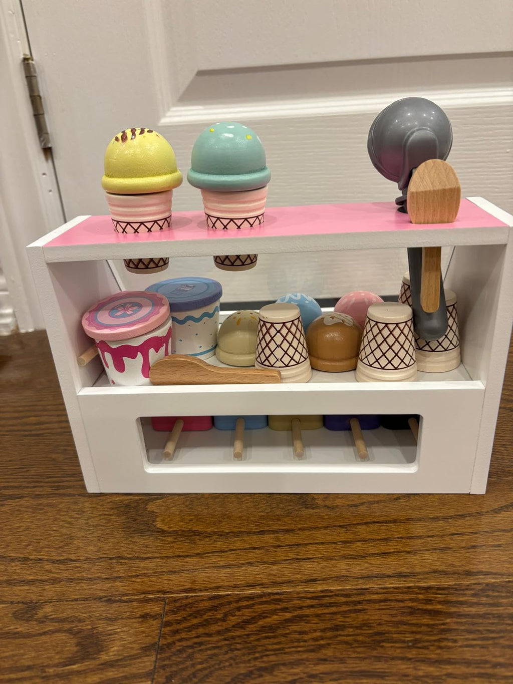 Wooden Ice Cream Shop Playset (3Y+)
